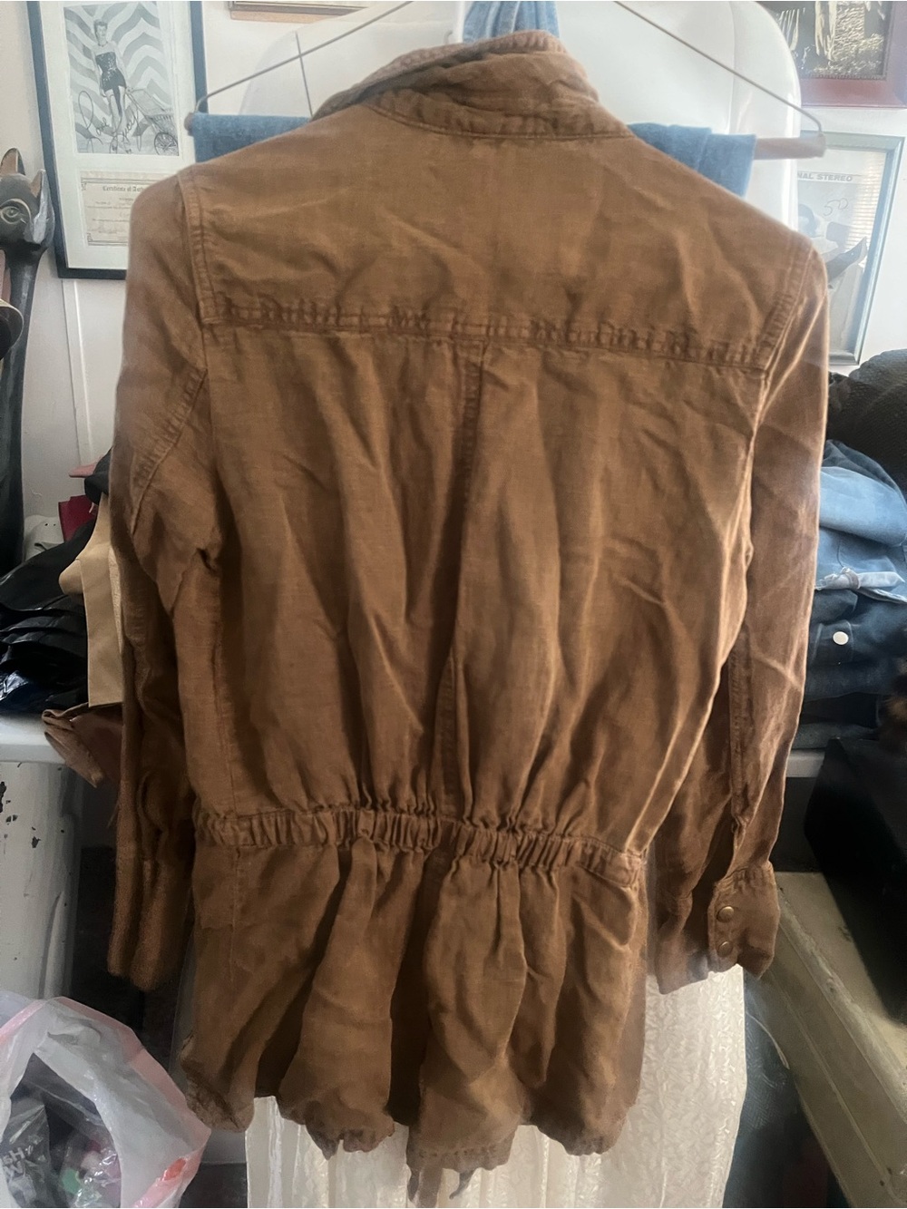 C&C California Brown Utility Drawstring Jacket - Picture 2 of 3